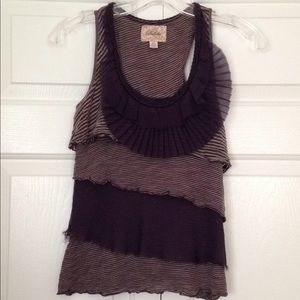 Anthropologie Deletta Tiered Top